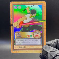 Roronoa Zoro 1999 C07 One Piece Carddass Hyper Battle Holo Japanese Bandai - Image 2