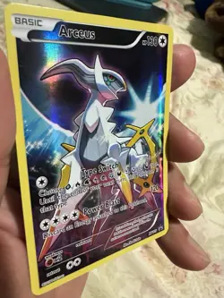 Pokemon TCG Arceus XY116 Black Star Promo Full Art Holo Card 2016 NM - Image 2