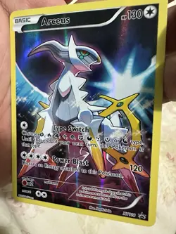 Pokemon TCG Arceus XY116 Black Star Promo Full Art Holo Card 2016 NM - Image 3