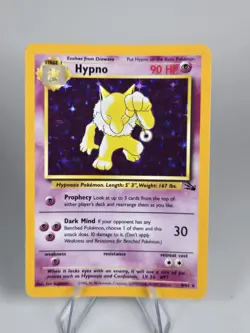 Hypno - 8/62 - Pokemon Fossil Unlimited Holo Rare Card WOTC NM - Image 1