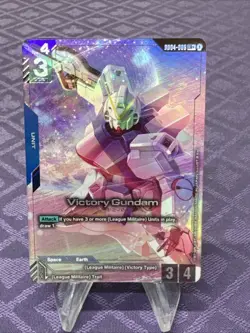 Victory Gundam LR+ GD04-003 Phantom Aria Gundam Card Game Holo Near Mint - Image 1
