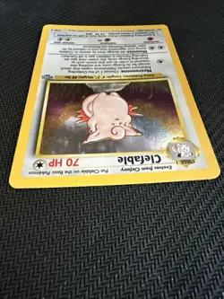 Pokemon TCG Clefable Holo Unlimited Rare Card Jungle Base Set 1/64 WOTC 1999 - Image 2