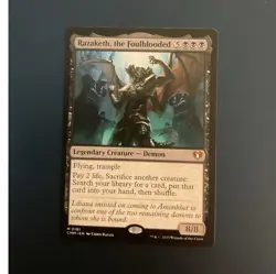 Wizards of the Coast MTG Razaketh, the Foulblooded Mythic Demon Black 0181 - Image 1