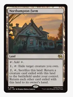 Northampton Farm | MTG TMT TMNT | Rare | Land Creature Exile Recursion | NM - Image 1