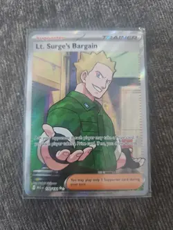 Pokemon TCG - Lt. Surge's Bargain 170/132 - Mega Evolution - Image 1