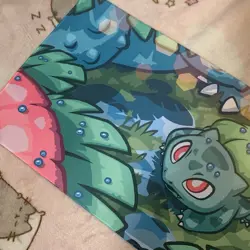 Bulbasaur Rubber Playmat Tcg Ccg Pokemon Cards Card Game Playing Mat Desk Pc - Image 5