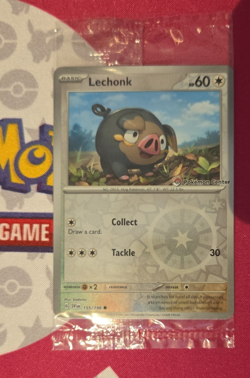 Pokemon Lechonk 155/198 -Pokemon Center Stamped Promo-Scarlet&Violet NEW &SEALED - Image 1