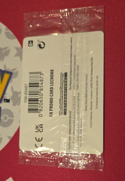 Pokemon Lechonk 155/198 -Pokemon Center Stamped Promo-Scarlet&Violet NEW &SEALED - Image 3