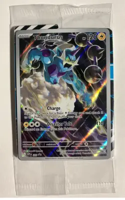 Pokemon TCG: Thundurus 209 | Black Star Promo | Black Bolt ETB Promo - Image 1