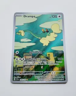 Pokemon Drampa Mint Holo 184/162 SV05 Temporal Forces Illustration Rare Eng 2024 - Image 1