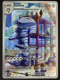 Steelix 208/182 Illustration Rare Paradox Rift Pokemon - Image 1