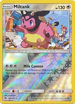 1x Miltank - 158/214 - Rare - Reverse Holo NM-Mint Pokemon SM08 - Lost Thunder - Image 1