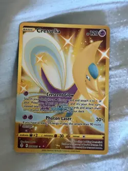 Cresselia 228/203 Gold Secret Rare Pokemon Evolving Skies Full Art NM - Image 1