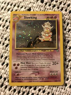 Pokemon Slowking Holographic Neo Genesis 14/111 Never Played - Image 1