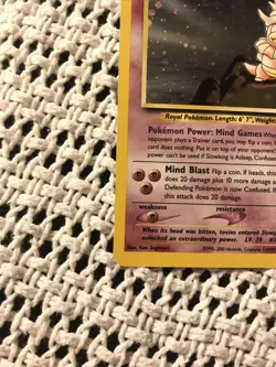 Pokemon Slowking Holographic Neo Genesis 14/111 Never Played - Image 5