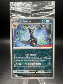 Pokemon TCG Obsidian Flames Umbreon 130/197 GameStop Stamped Promo Sealed - Image 1