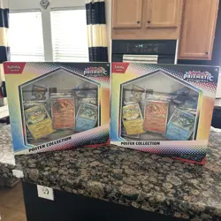 Pokemon Prismatic Evolution Poster Collection Set of 2 New Sealed. - Image 1