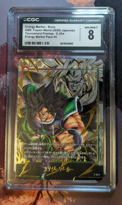 CGC 9.5 Dragon Ball Energy Marker Broly - Tournament Promo E-35 Card Japan - Image 1