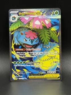 Pokemon TCG Mega Venusaur EX Secret Rare Full Art Holo 155/132 Evolutions - Image 1