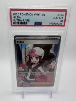 Pokemon Hilda 164/086 Sv: White Flare Ultra Rare- PSA 10 - Image 1