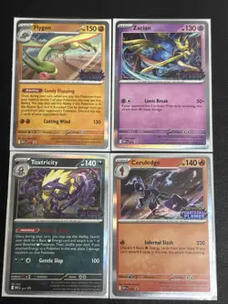 Pokemon - Set of Phantasmal Flames Prerelease Promos (All 4) NM - Image 2