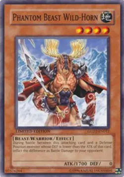 Phantom Beast Wild-Horn - GLD2-EN012 - Common - Limited Edition Lightly Played G - Image 1