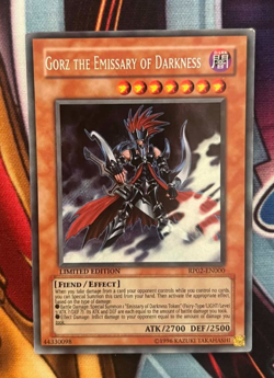 Yugioh! - Gorz the Emirssary of Darkness, Secret Rare, Retro Pack 2 - Image 1