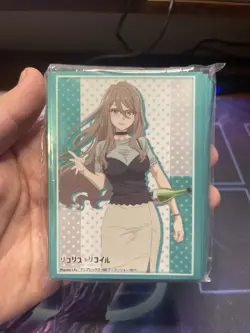 Bushiroad HG Vol.3423 Lycoris Recoil Mizuki Nakahara sleeves 75 ct new sealed - Image 1