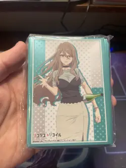 Bushiroad HG Vol.3423 Lycoris Recoil Mizuki Nakahara sleeves 75 ct new sealed - Image 4