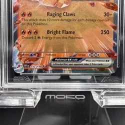 🔥 Arcanine EX Double Rare Pokemon Card 32/198 Scarlet & Violet AGS 9 - Image 4
