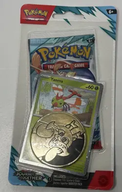 Single Booster Pack Blister - Sv09: Journey Together Coin and Promo Cosmos Card - Image 2