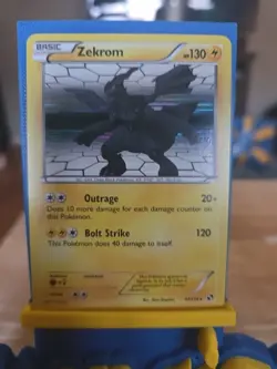 Pokemon Zekrom Holo Card 47/114 Black and White - Image 2