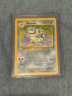 Blastoise Base Set Holo Unlimited Rare Pokemon Card 2/102 - Image 1