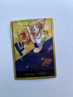NBA Lakers X One Piece Nami Don!! Holo Foil Card Lightly Played Condition - Image 1