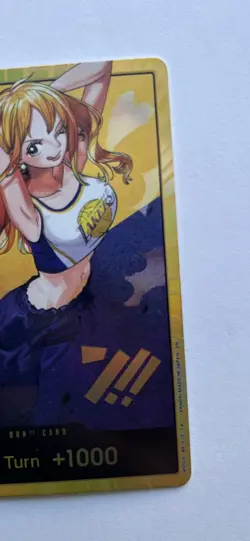 NBA Lakers X One Piece Nami Don!! Holo Foil Card Lightly Played Condition - Image 4