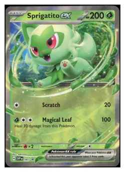 Sprigatito ex Holofoil Promo SV: Scarlet & Violet Promo Cards 087 NM M008 - Image 1