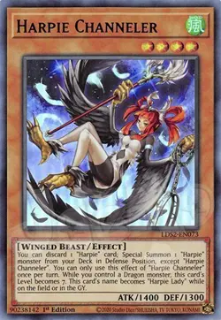 Yugioh - Harpie Channeler - 1st Edition Ultra Rare Purple NM - Plus Free Holo - Image 1
