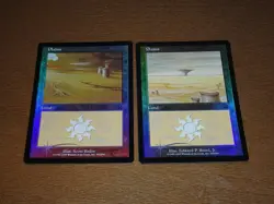 FOIL Lands lot Mercadian Masques English x10 mtg SP,MP [FC] A - Image 2
