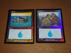 FOIL Lands lot Mercadian Masques English x10 mtg SP,MP [FC] A - Image 3