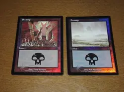 FOIL Lands lot Mercadian Masques English x10 mtg SP,MP [FC] A - Image 4