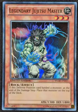 Legendary Jujitsu Master 1996 Super Rare Holo Yugioh WGRT-EN011 (NM) - Image 1