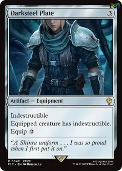 Darksteel Plate (Surge Foil) 342 Commander: FINAL FANTASY NM EN - Image 1