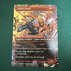 MAGIC THE GATHERING Spider-Punk (0207) (Borderless) Marvel's Spider-Man Regular - Image 1
