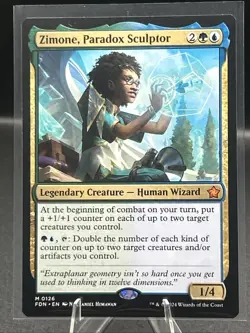 Zimone, Paradox Sculptor (NM Non-Foil) FDN-0126 Mythic MTG - Image 1