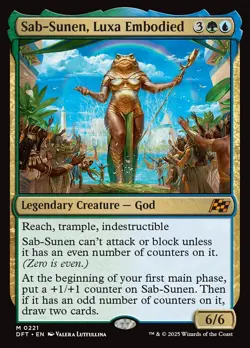 MTG Sab-Sunen, Luxa Embodied Aetherdrift #221 Mythic Magic The Gathering - Image 1