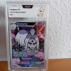 Carte Gradee Pokemon TOMBERRO FA 145 132 - Mega evolution FR PCA 10 !! 🌟 - Image 1
