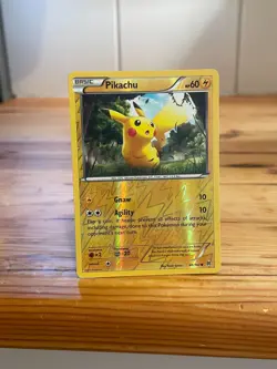 Pikachu 48/162 - XY - BREAKthrough Reverse Holo - Pokemon TCG - NM-LP - Image 1