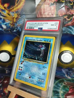 Pokemon Karte Schimmerndes Garados 65/64 Neo Revelation Holo DE Deutsch PSA 8 - Image 1
