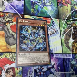 Yugioh! Ice Ryzeal Prismatic Secret Rare Near Mint 1st Edition MP25-EN119 - Image 3