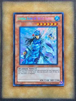 Yugioh General Raiho of the Ice Barrier HA04-EN025 Secret Rare NM - Image 1